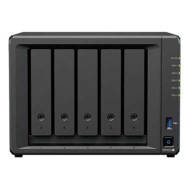 Synology DiskStation DS1525neo+ NAS Bureau AMD Ryzen V1500B 4 Go DDR4 0 To Synology DSM Noir