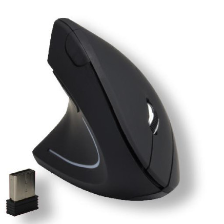 MCL SS-618GW N souris Bureau Gauche RF Wireless + USB Type-A Optique 1600 DPI
