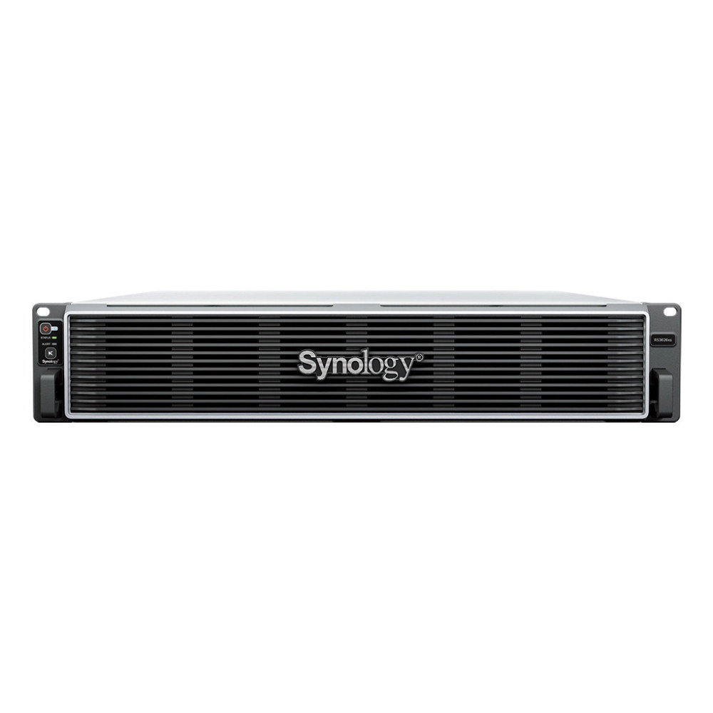 Synology RackStation RS3626xs NAS Rack (2 U) Intel® Xeon® D D-1726 8 Go DDR4 0 To DiskStation Manager Noir