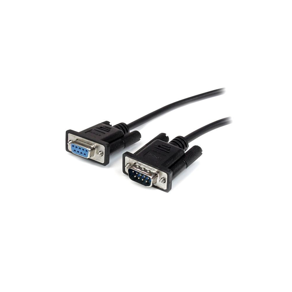 StarTech.com Câble série DB9 RS232 noir en liaison directe 2 m - M F
