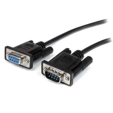 StarTech.com Câble série DB9 RS232 noir en liaison directe 2 m - M F
