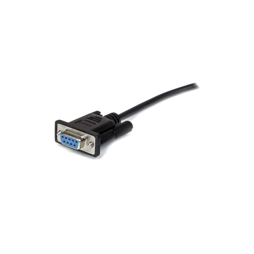StarTech.com Câble série DB9 RS232 noir en liaison directe 2 m - M F