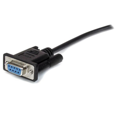 StarTech.com Câble série DB9 RS232 noir en liaison directe 2 m - M F