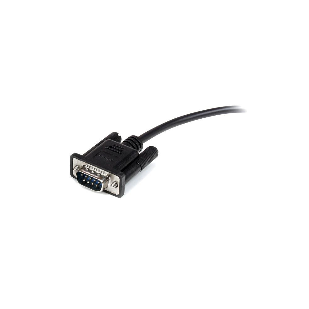 StarTech.com Câble série DB9 RS232 noir en liaison directe 2 m - M F