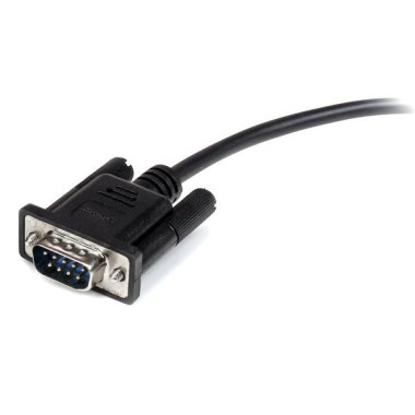 StarTech.com Câble série DB9 RS232 noir en liaison directe 2 m - M F