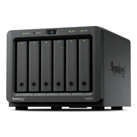 Synology FS200T serveur de stockage NAS Bureau Intel® Celeron® J4125 4 Go DDR4 Noir