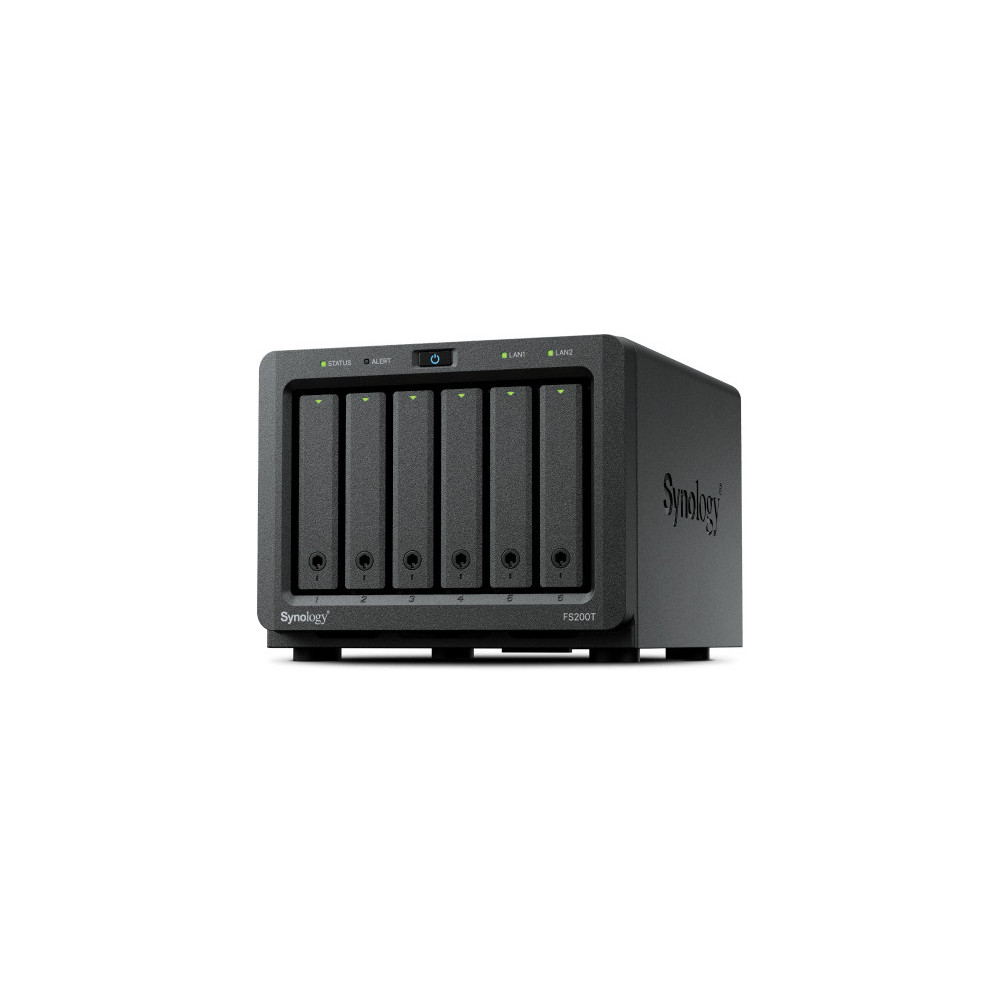 Synology FS200T serveur de stockage NAS Bureau Intel® Celeron® J4125 4 Go DDR4 Noir