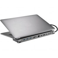 SADAEX38793 Station d'accueil DisplayPort HDMI RJ45 USB 3.2 Gen 1 (3.1 Gen 1) Type-A USB