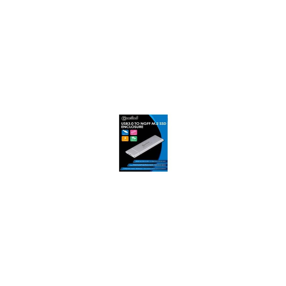 CONBT034922 1920112 Boîtier SSD externe, M.2 NGFF vers USB 3.0 CONBT034922 1920112 Boîtier SSD externe, M.2 NGFF vers USB 3.0