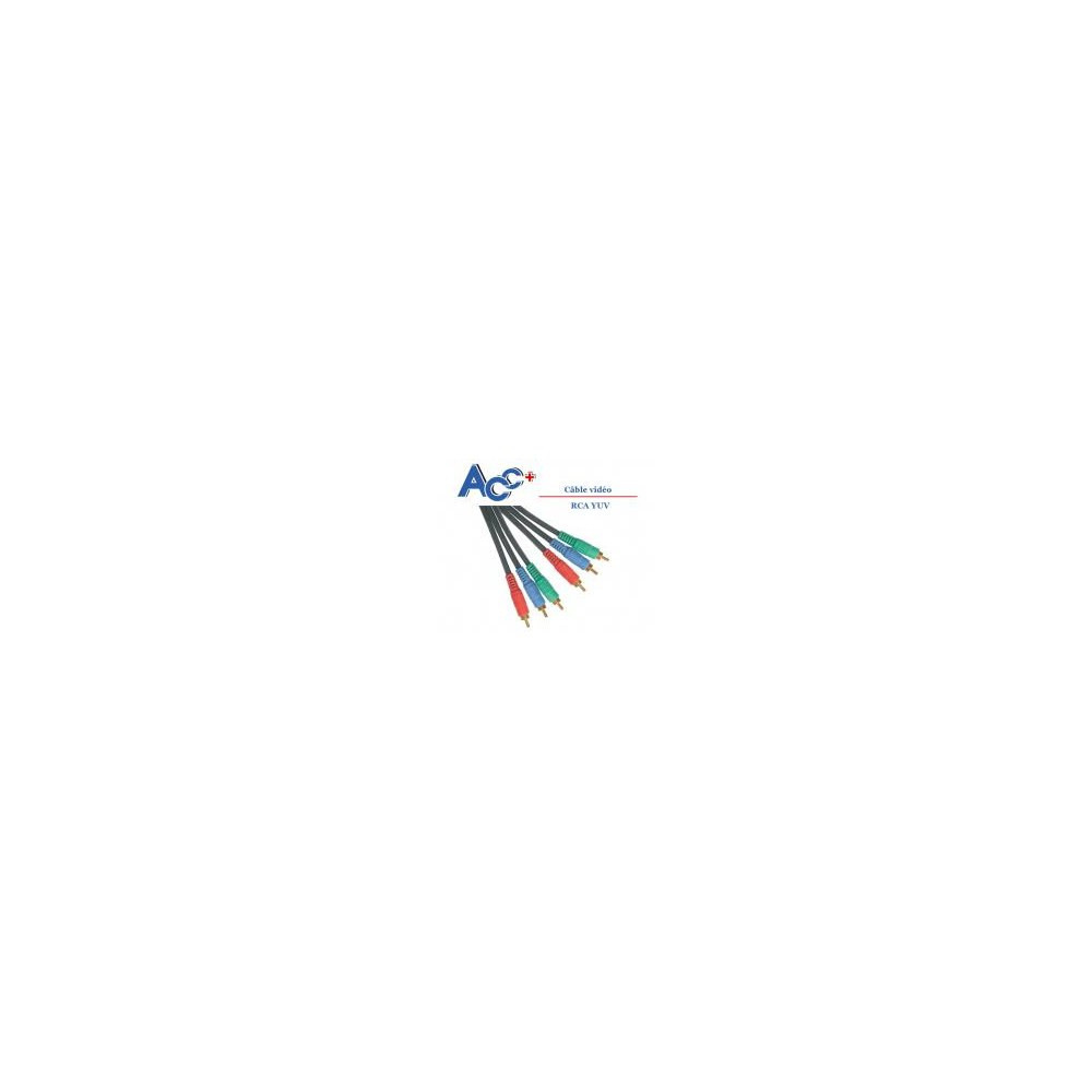 ACPAU008388 Cordon 3RCA YUV (Component) RVB HD 5m ACPAU008388 Cordon 3RCA YUV (Component) RVB HD 5m