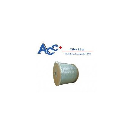 Cordon FTP CAT6 Multibrin (souple) 100m | ECP Grossiste informatique