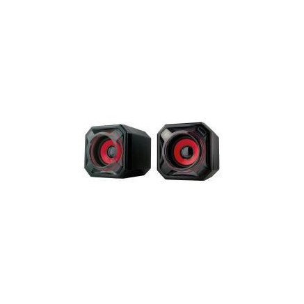 BERHP032668 HAUT PARLEUR GAMING HABROK ROUGE/NOIR