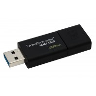 KNGDF027016 DataTraveler 100 G3 - 32 Go - USB 3.0 - Noir DT100G3/32GB KINGSTON