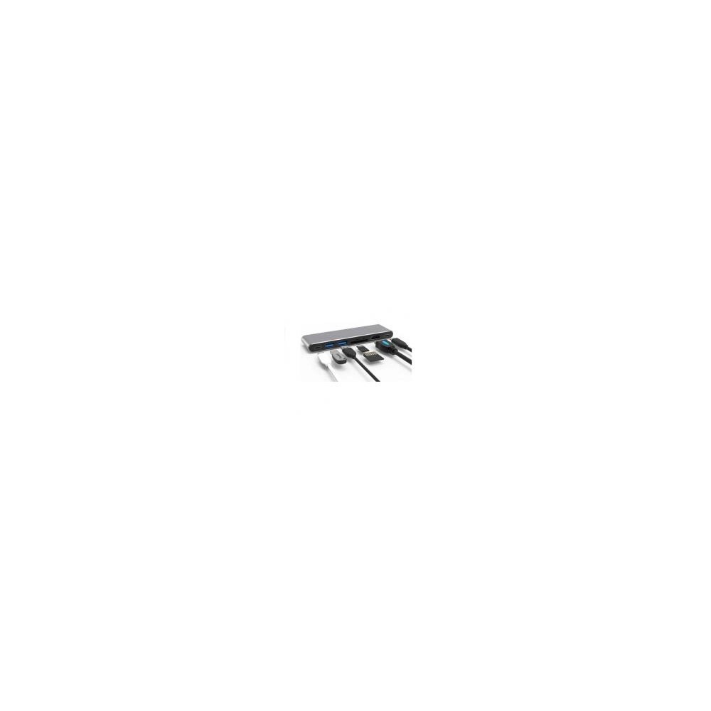 CONAEX36250 0301682 - Adaptateur de type C avec 2x Hub USB V3.0 +HDMI+ lecteur multicartes CONAEX36250 0301682 - Adaptateur de type C avec 2x Hub USB V3.0 +HDMI+ lecteur multicartes