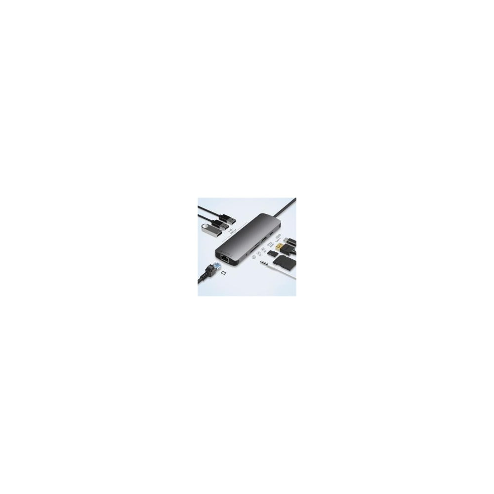 CONAEX36251 0301658 - ADAPTAEUR USB TYPE C VERS HDMI ,RJ45 ,SD,TF,AUDIO, PD ,USB-A/F 3.0.x 3 CONAEX36251 0301658 - ADAPTAEUR USB TYPE C VERS HDMI ,RJ45 ,SD,TF,AUDIO, PD ,USB-A/F 3.0.x 3