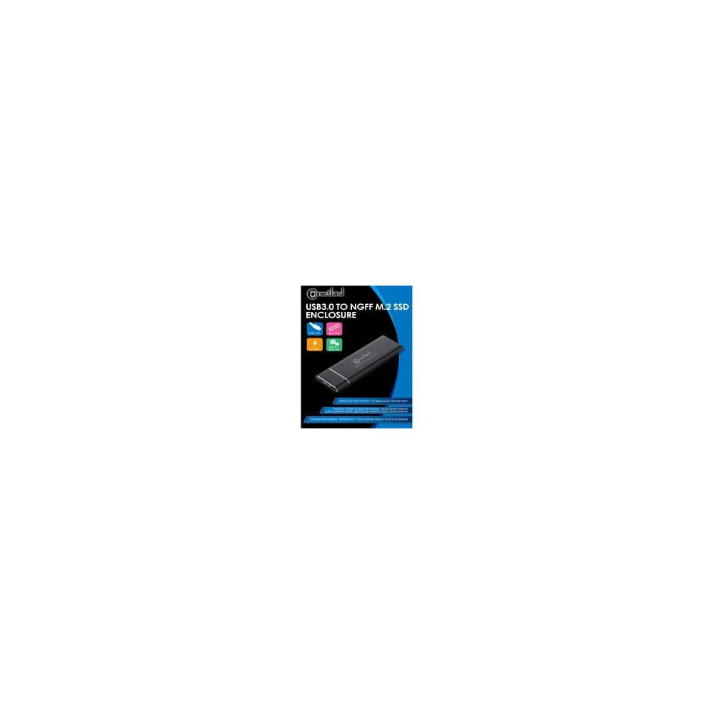 CONBT034923 1920111 Boîtier SSD externe, M.2 NGFF vers USB 3.0 CONBT034923 1920111 Boîtier SSD externe, M.2 NGFF vers USB 3.0