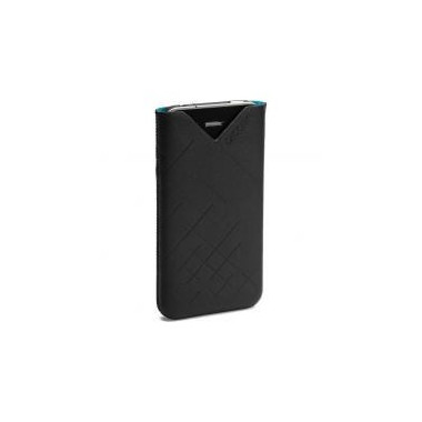 DICET017822 Löv Form Etui pour Telephone portable Cuir Noir