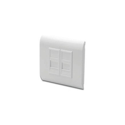 DIGRE025405 Plaque murale DIGITUS pour modules Keystone, cadre 80x80 mm