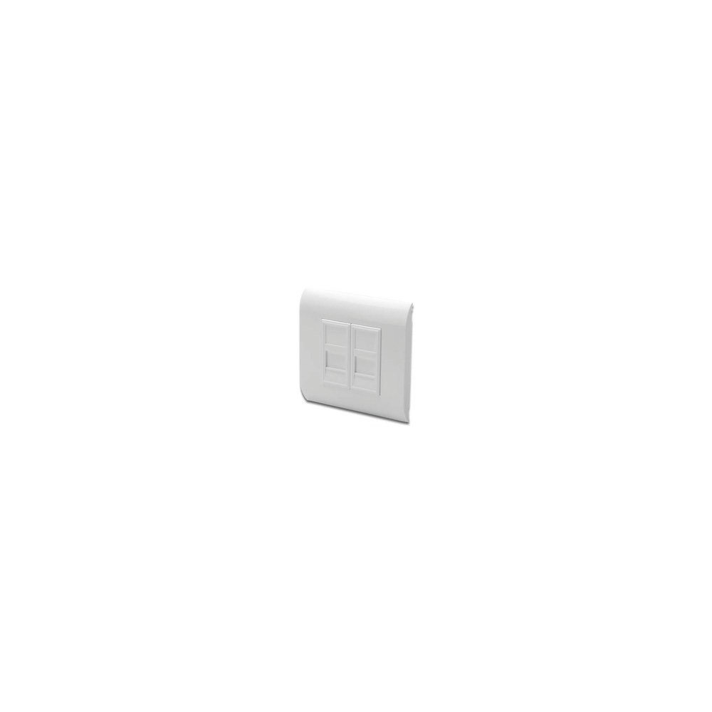 DIGRE025405 Plaque murale DIGITUS pour modules Keystone, cadre 80x80 mm DIGRE025405 Plaque murale DIGITUS pour modules Keystone, cadre 80x80 mm