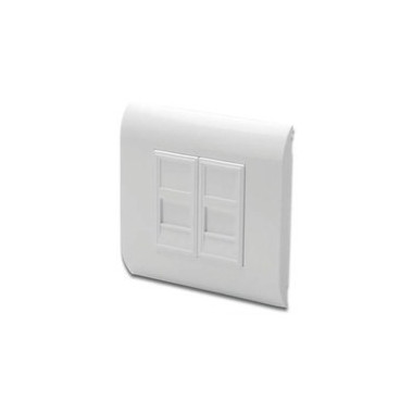 DIGRE025405 Plaque murale DIGITUS pour modules Keystone, cadre 80x80 mm