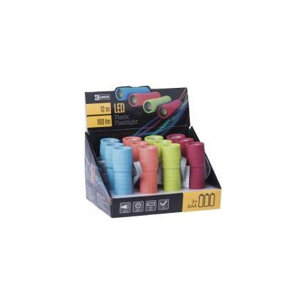 GPBCH030034 Torche x12 COB LED FLASHLIGHT 3×AAA