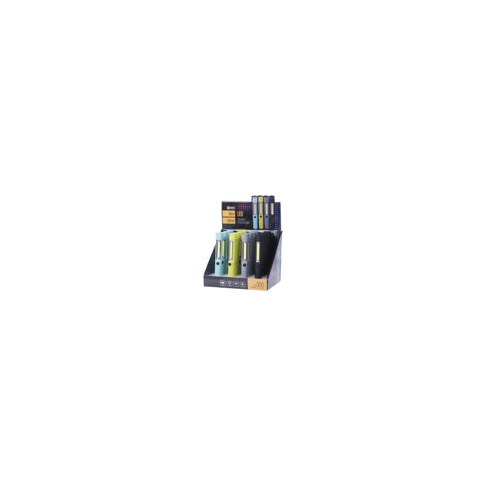 GPBCH030036 Pack x16 Torche LED FLASHL.COB+1×LED 3×AAA GPBCH030036 Pack x16 Torche LED FLASHL.COB+1×LED 3×AAA
