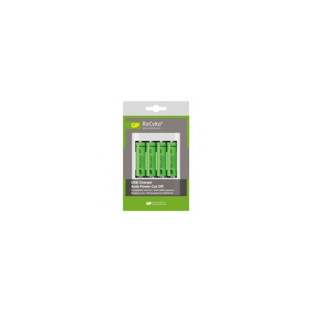 GPBCH034933 Chargeur U411 +4x AA & 4x AAA Recyko GPBCH034933 Chargeur U411 +4x AA & 4x AAA Recyko
