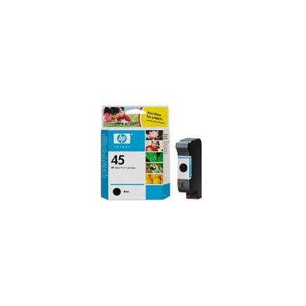 HP 45 cartouche d'encre noir authentique grande contenance