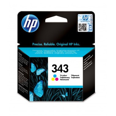 HP 343 cartouche d'encre trois couleurs authentique