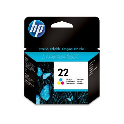 HP 22 cartouche d'encre trois couleurs authentique