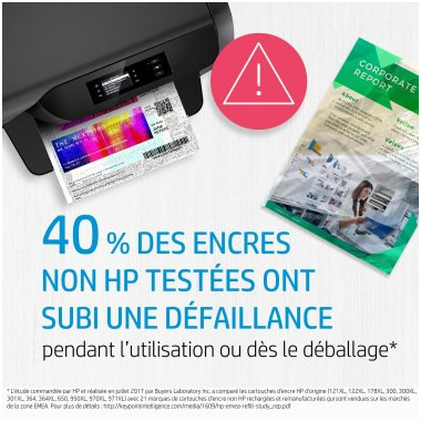 HP 301 cartouche d'encre trois couleurs authentique