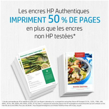 HP 301 cartouche d'encre trois couleurs authentique