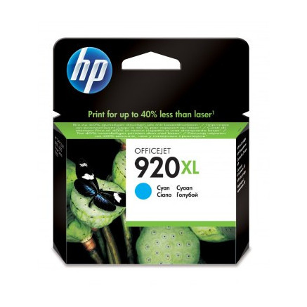 HP 920XL cartouche d'encre cyan grande capacité authentique