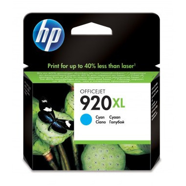 HP 920XL cartouche d'encre cyan grande capacité authentique