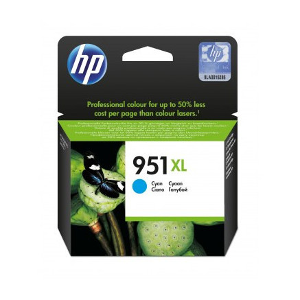 HP 951XL cartouche d'encre cyan grande capacité authentique