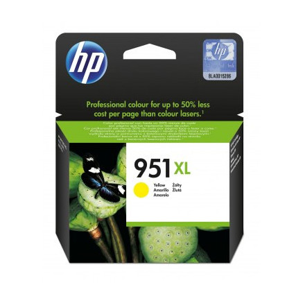 HP 951XL cartouche d'encre jaune grande capacité authentique