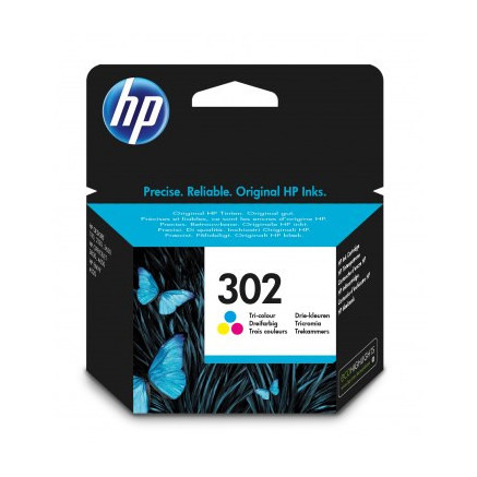 HP 302 Cartouche d’encre trois couleurs authentique