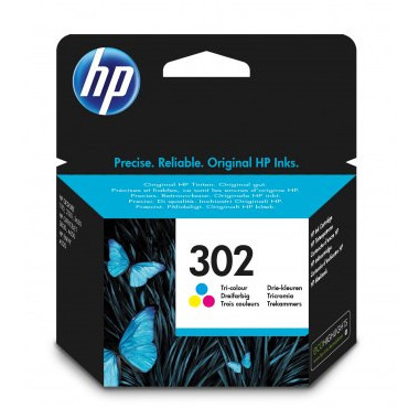 HP 302 Cartouche d’encre trois couleurs authentique | ECP Grossiste informatique