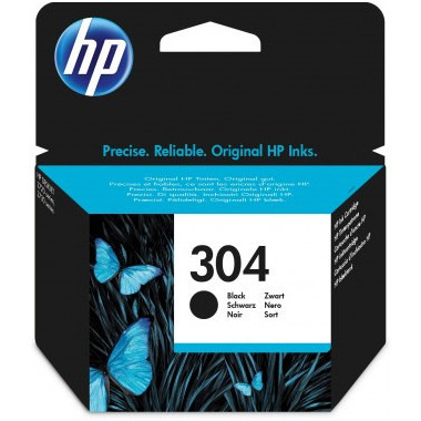 HP 304 Cartouche d’encre noire authentique