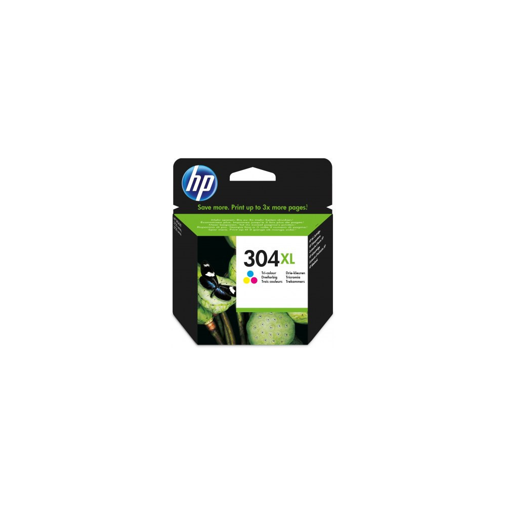 HP 304XL Cartouche d’encre trois couleurs grande capacité authentique HP 304XL Cartouche d’encre trois couleurs grande capacité authentique