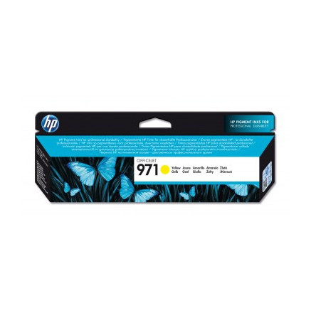 HP 971 cartouche d'encre jaune authentique