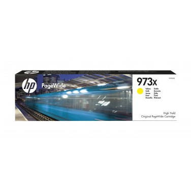 HP 973X cartouche PageWide Jaune grande capacité authentique