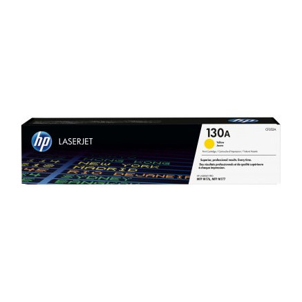 HP Cartouche de toner jaune d'origine HP LaserJet 130A