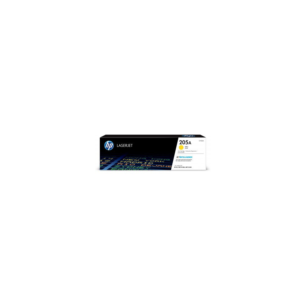 HP 205A toner LaserJet Jaune authentique HP 205A toner LaserJet Jaune authentique
