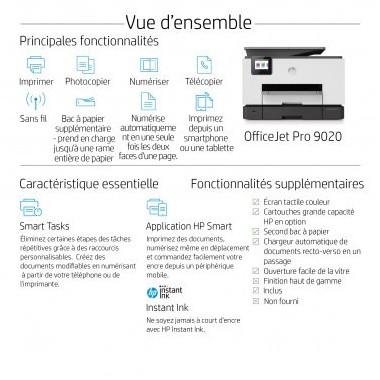 HP Imprimante tout-en-un HP OfficeJet Pro 9020 | ECP Grossiste informatique
