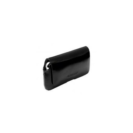 KRUET018851 KRU Hector Black Etui Cuir pour Smartphone (L)