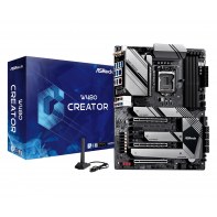 ASROCK W480 CREATOR ASRCM038728 ASROCK W480 CREATOR - ATX - LGA 1200 XEON - 4x DDR4 - 3x PCIE X16 - 8x SATA