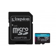 KNGMF038665 KINGSTON 128GB microSDXC Canvas Go Plus 170R A2 U3 V30 Card + ADP SDCG3/128GB KINGSTON