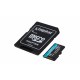 KINGSTON SDCG3/128GB KNGMF038665 KINGSTON 128GB microSDXC Canvas Go Plus 170R A2 U3 V30 Card + ADP