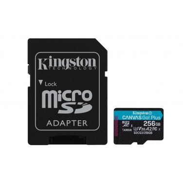 KINGSTON SDCG3/512GB KNGMF038667 KINGSTON 512GB microSDXC Canvas Go Plus 170R A2 U3 V30 Card + ADP
